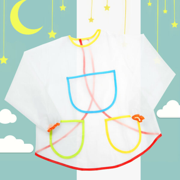 Sleeves Waterproof Baby Apron