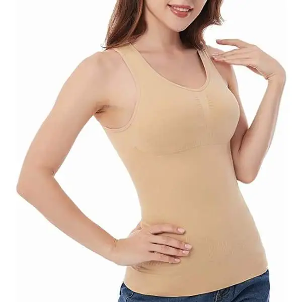 Slimming Tank Top With Built In Bra