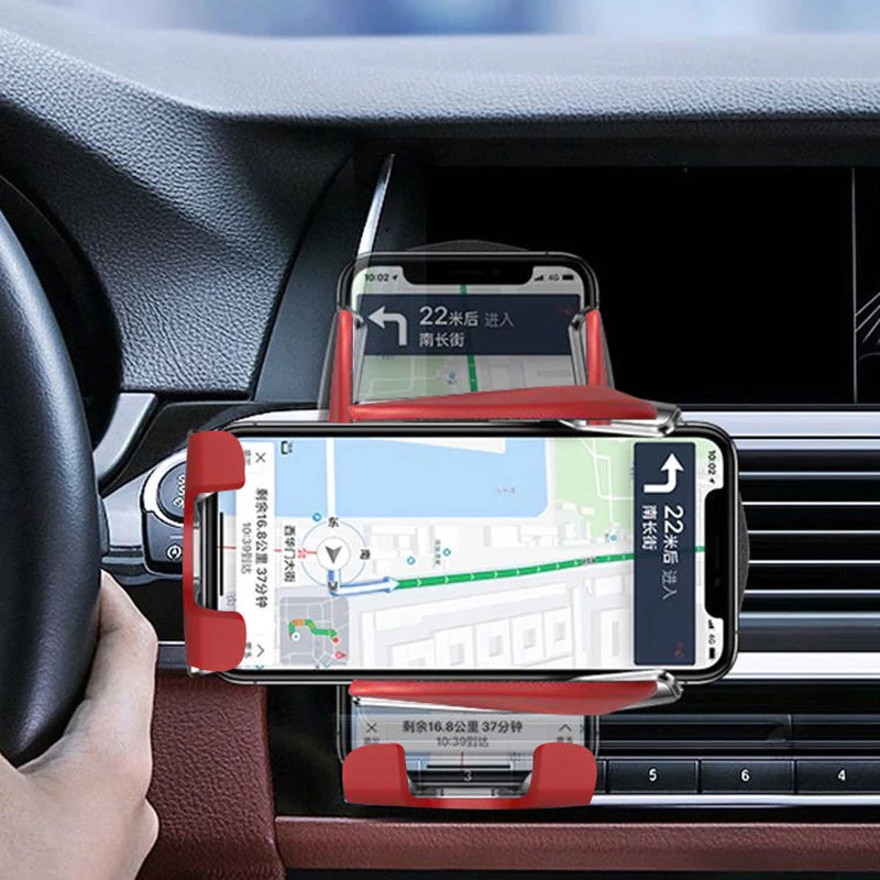 2-in-1 Wireless Car Phone Holder Charger