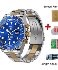 Multifunctional Bluetooth Talk Men's Casual Smart Watch