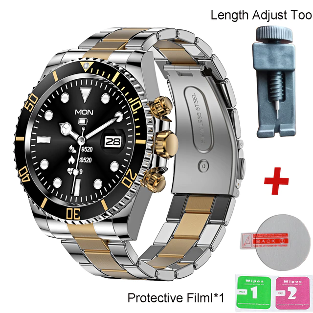 Multifunctional Bluetooth Talk Men's Casual Smart Watch