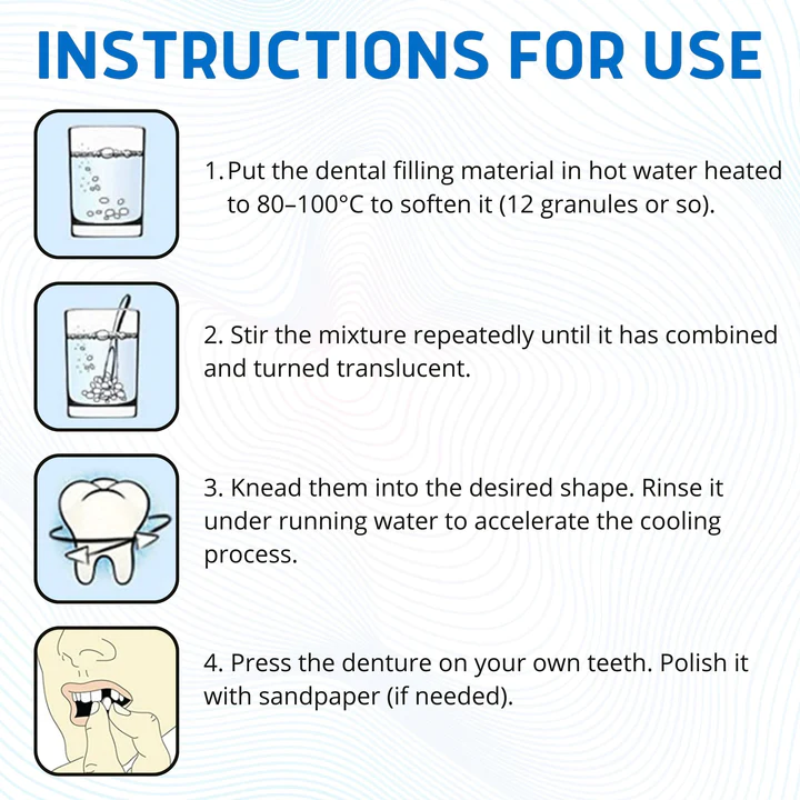 SmileFix Thermal Forming False Teeth