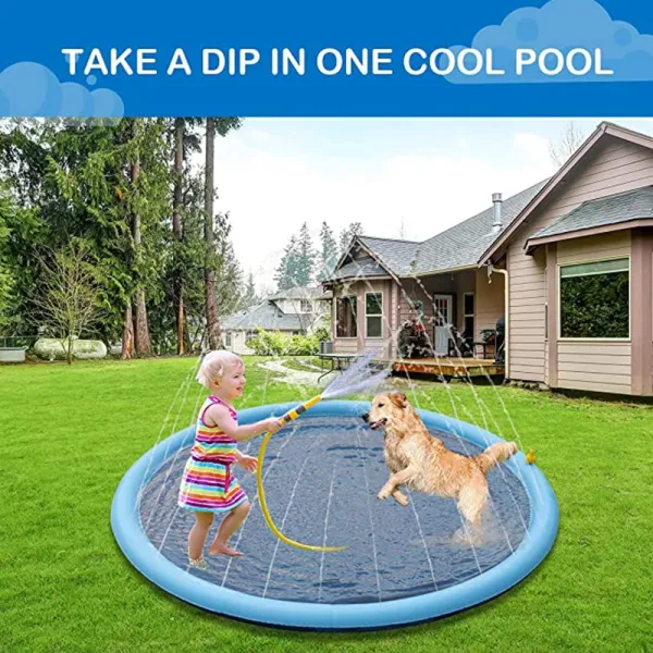 Dog Sprinkler Pool