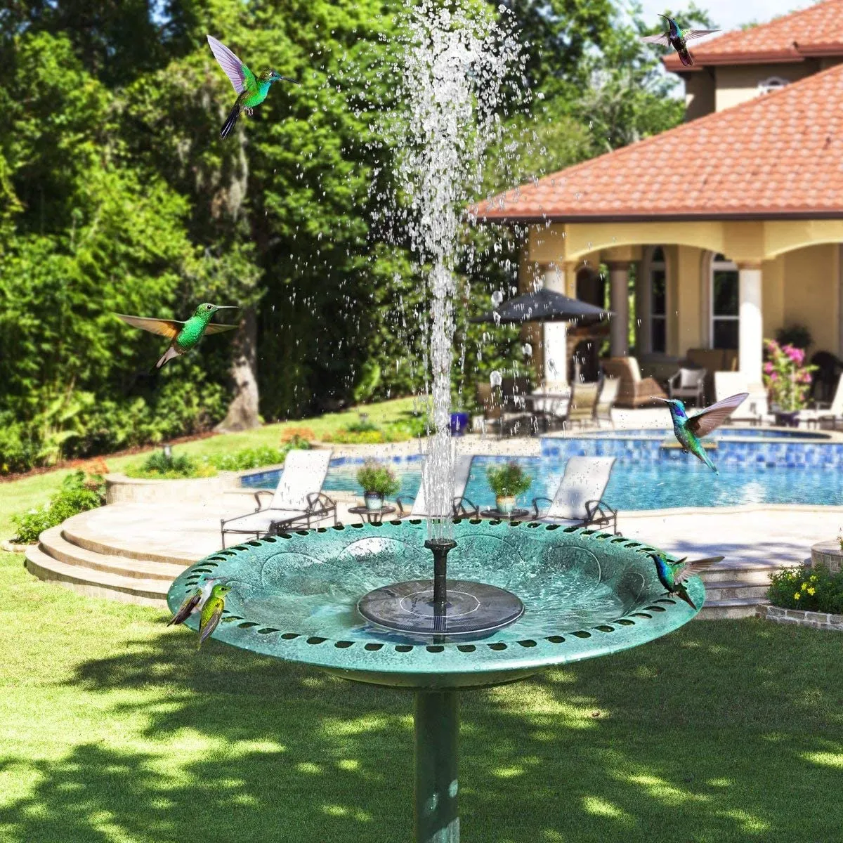 Solar Garden Fountain