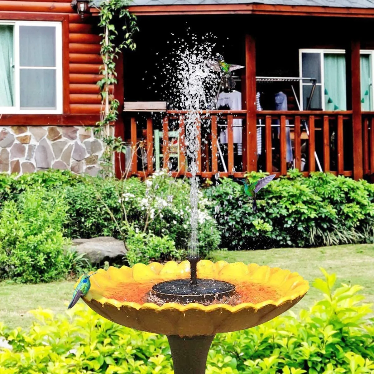 Solar Garden Fountain