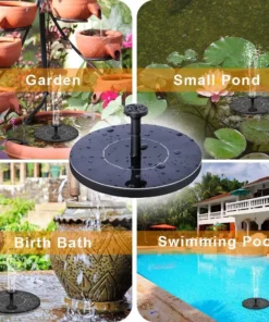 Solar Garden Fountain