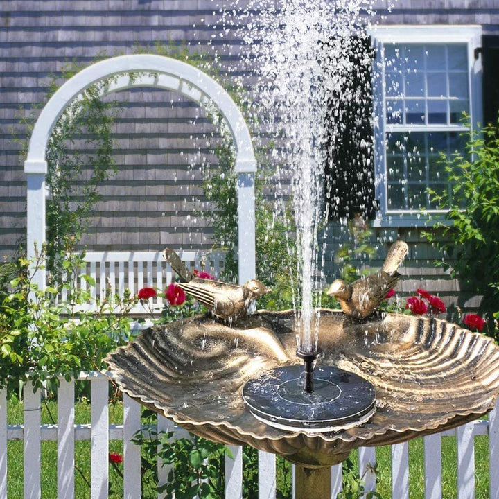 Solar Powered Hummingbird Fountain