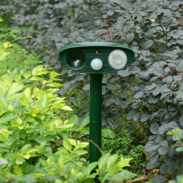 Solar Powered Ultrasonic Animal Repeller