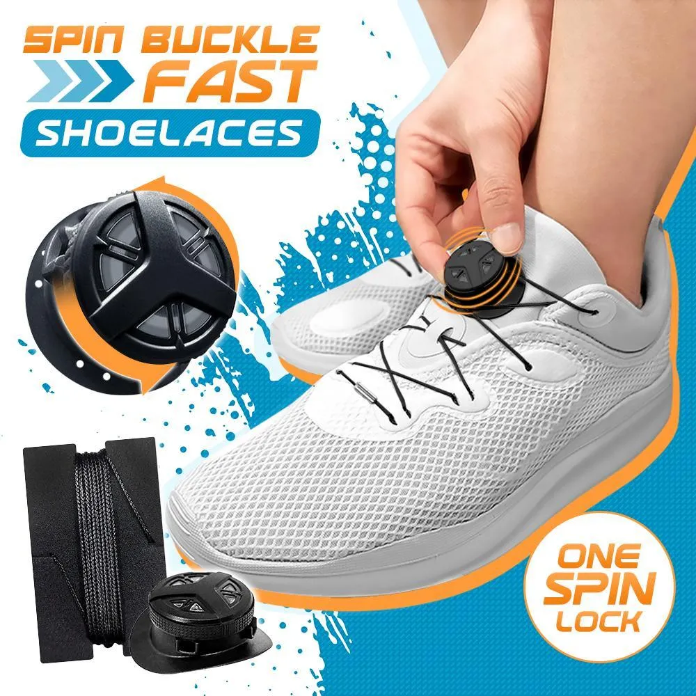 Spin Buckle Fast Shoelaces