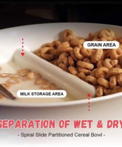 Anti Soggy Seperated Cereal Bowl