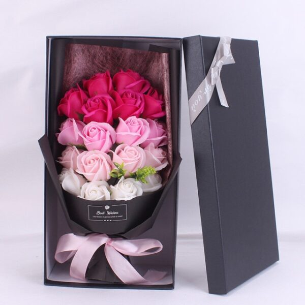 Romantic Forever 18 Rose Soap Gift Box