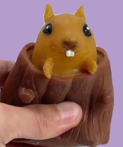 Squeezing Squirrel Cup Dog Toys