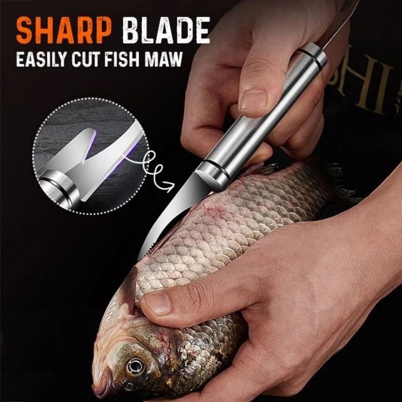 Multifunctional Shrimp Line Fish Maw Knife