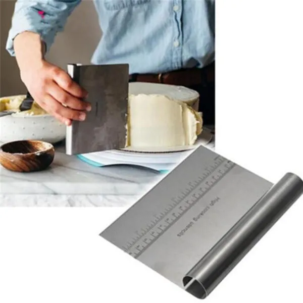 Stainless Steel Cake Scraper