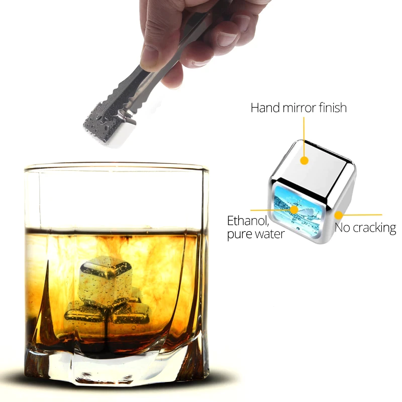 Stainless Steel Reusable Ice Cubes