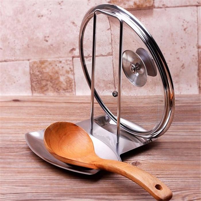 Stainless Steel Lid & Utensil Stand