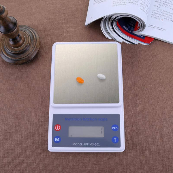 Wireless Kitchen Scale with Nutritional Data