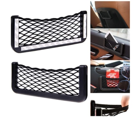 Stick-On Car Storage Pocket