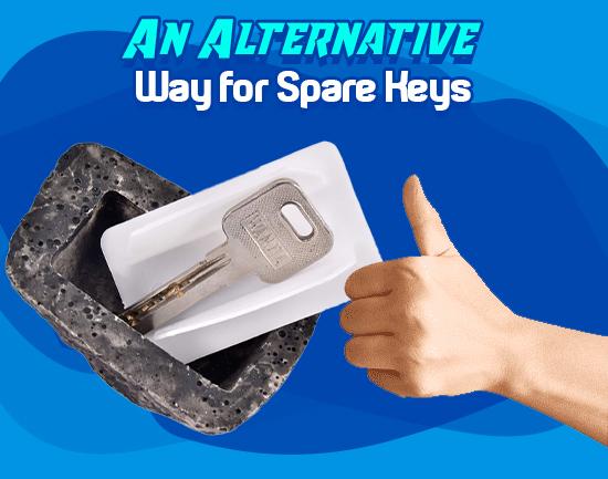 Stone Rock Hidden Key Safe