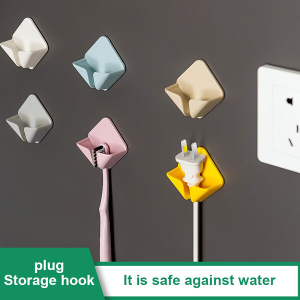 Self Adhesive Kitchen Plug Holder