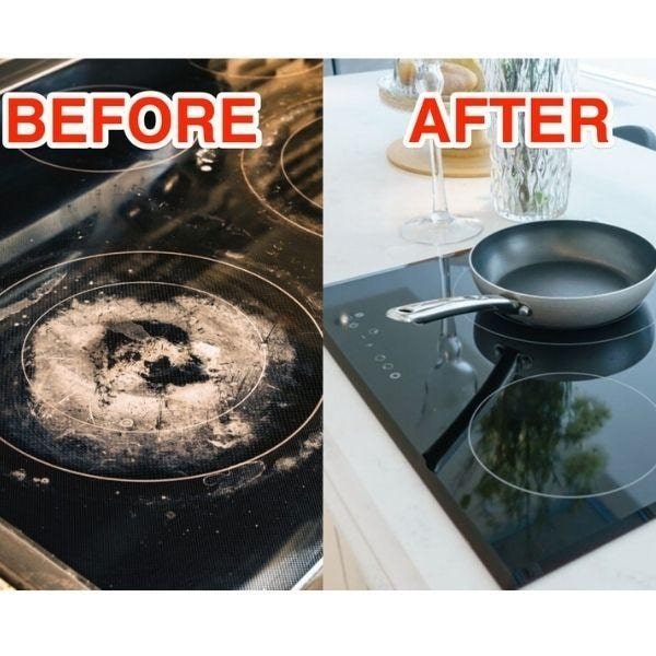 Stove Top Burnt Stains Remover