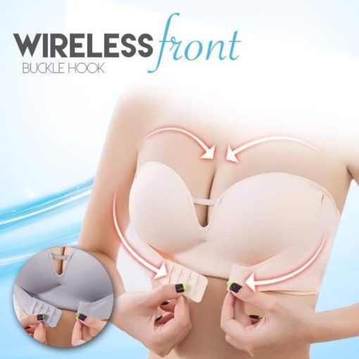 Strap-free Inflatable Wireless Front Buckle Bra