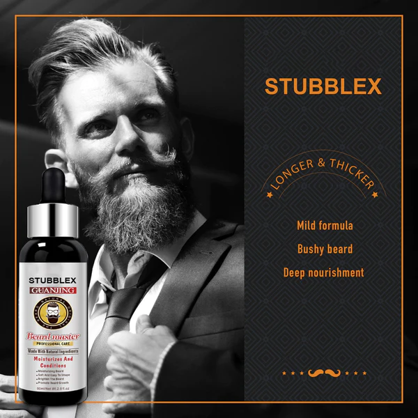 StubbleX Beard Growth Organic Care Oil