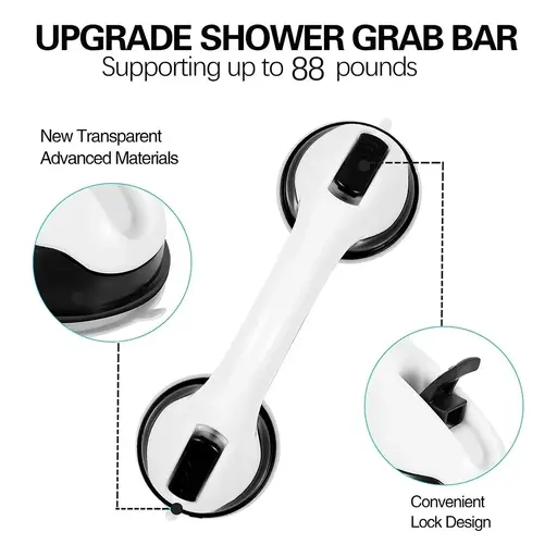 Anti Slip Safety Suction Grab Bar