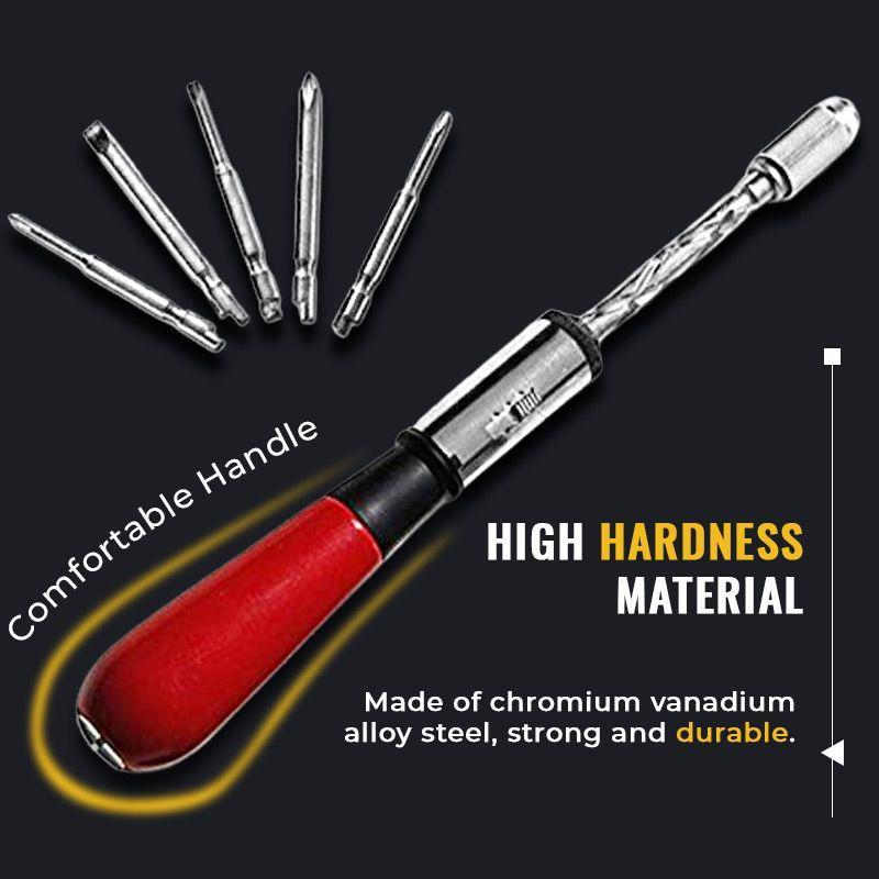 Push Pull Ratchet Screwdriver Set