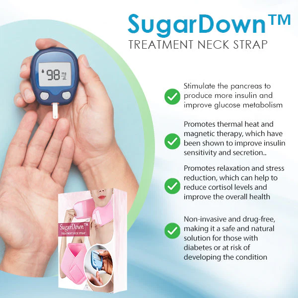 SugarDown Treatment Neck Strap