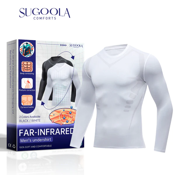 Sugoola Far-Infrared Tourmaline Magnetic Mens Undershirt