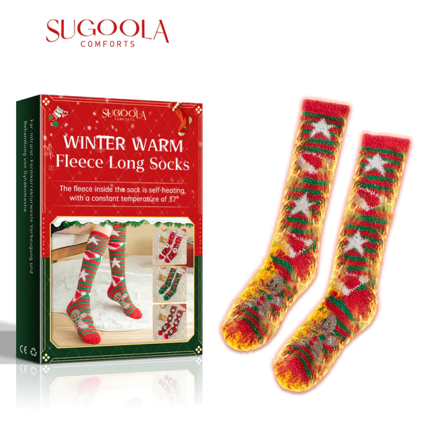 Sugoola Winter Warm Fleece Long Socks