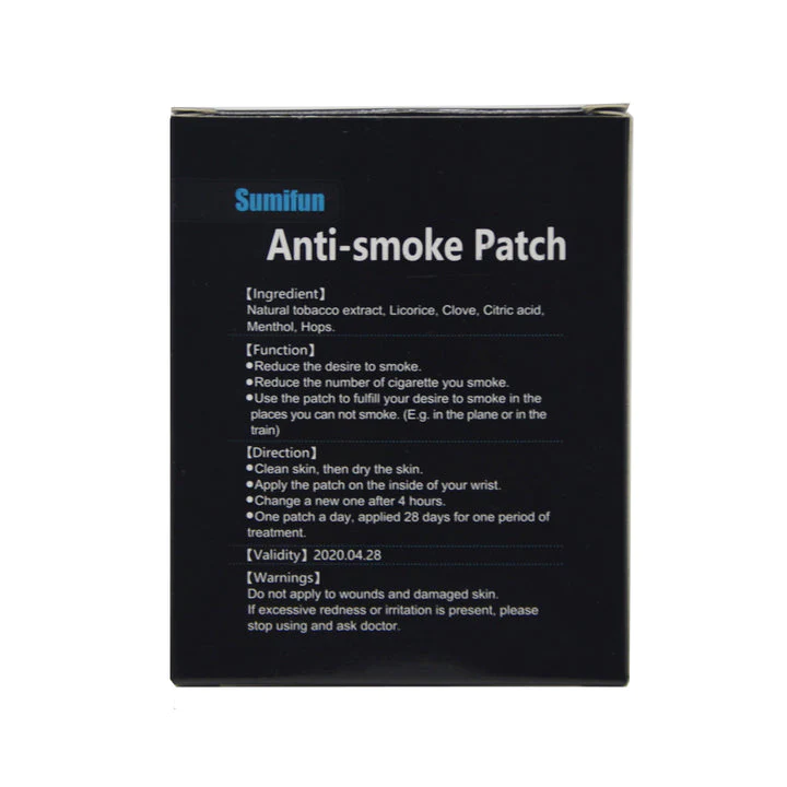 Anti Smoking Herbal Patch