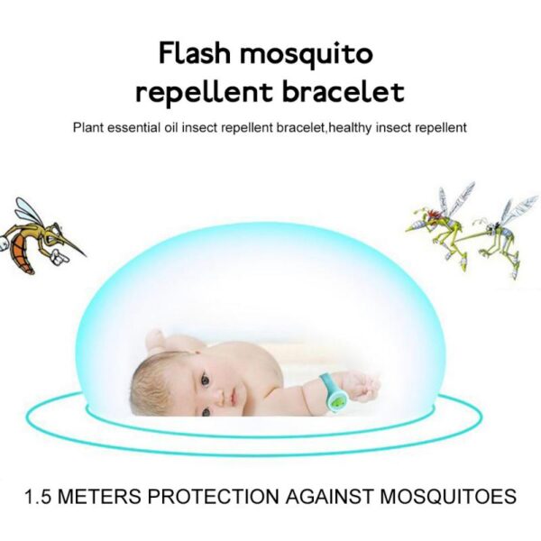 Kids Dazzling Mosquito Repellent Watch