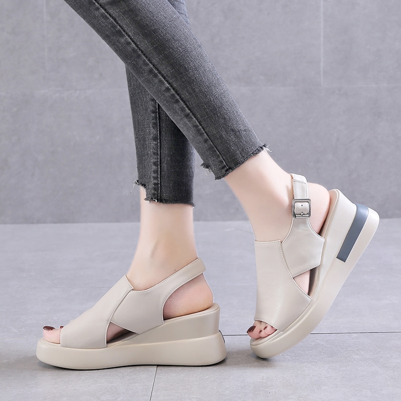 Women Summer Comfortable Leather Sandals