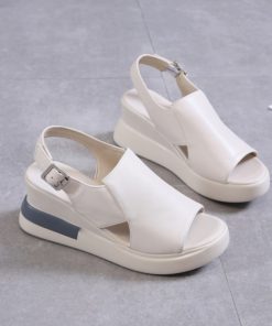 Women Summer Comfortable Leather Sandals