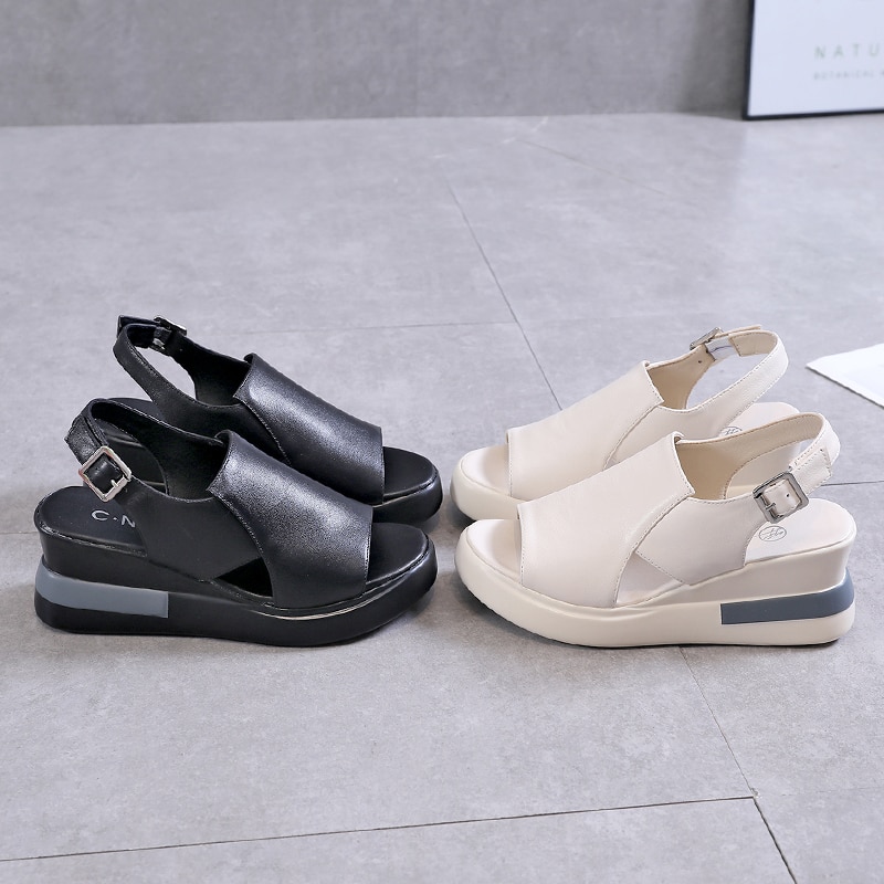 Women Summer Comfortable Leather Sandals