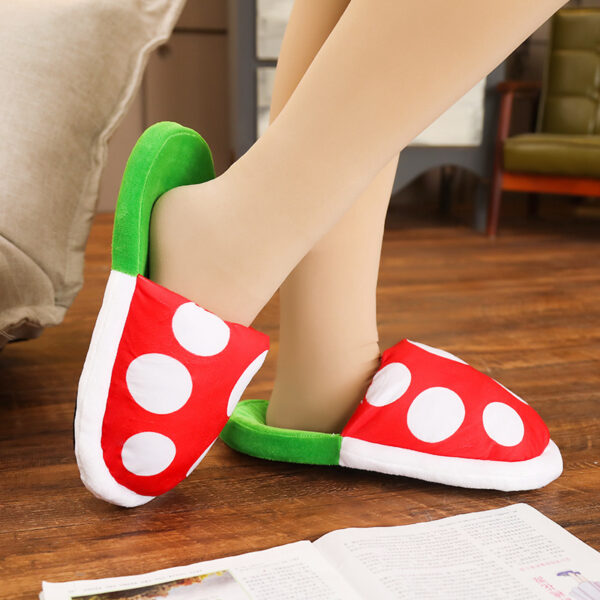 Piranha Plant Slippers and Pipe Holder