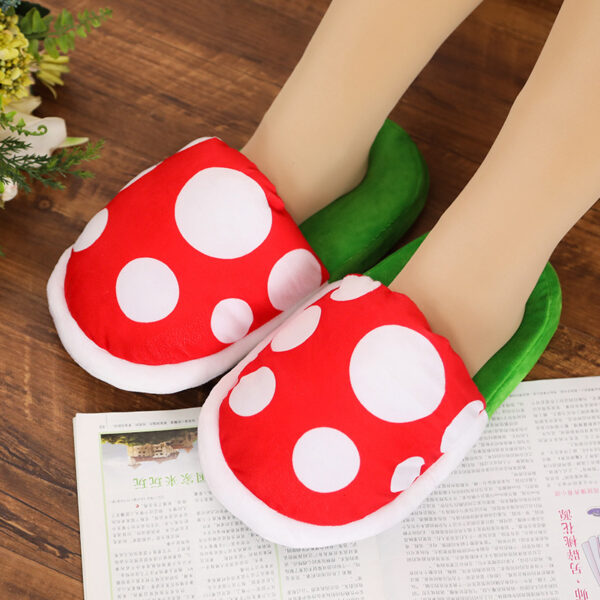 Piranha Plant Slippers and Pipe Holder