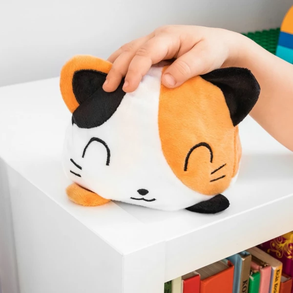 Super Cute Reversible Cartoon Cat Plushie