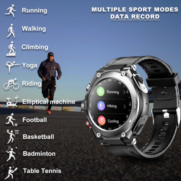 Smartwatch with Wireless Earphones