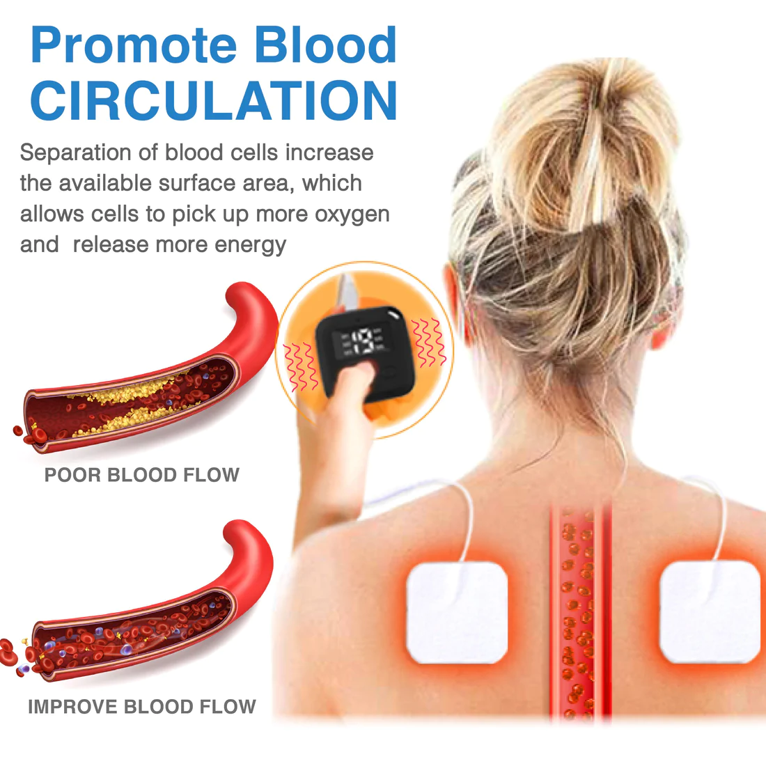 TINYPRO EMS Microcurrent Lymph Massage Device