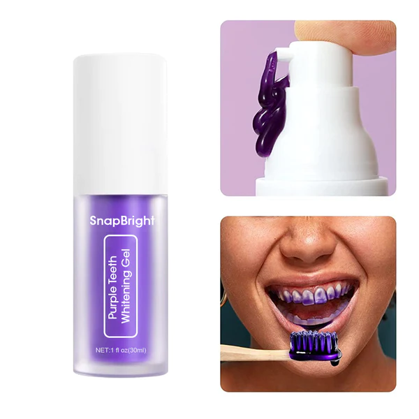 SnapBright Purple Teeth Whitening Gel