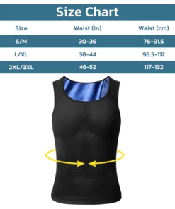 Gynecomastia Compress Far Infrared-Shaping Tank Top