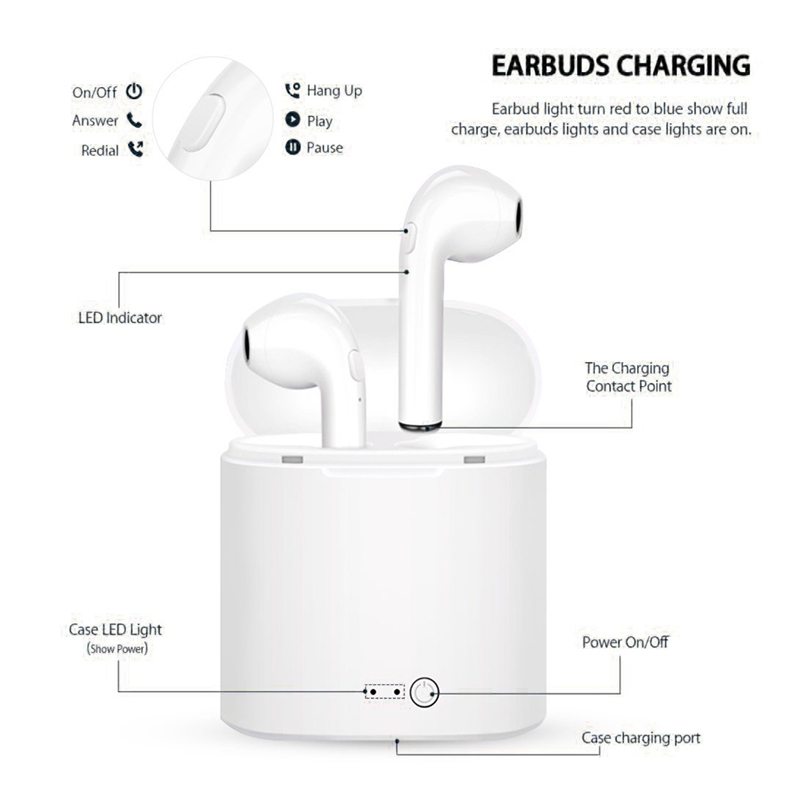 Wireless Bluetooth Earbuds with Battery Pack