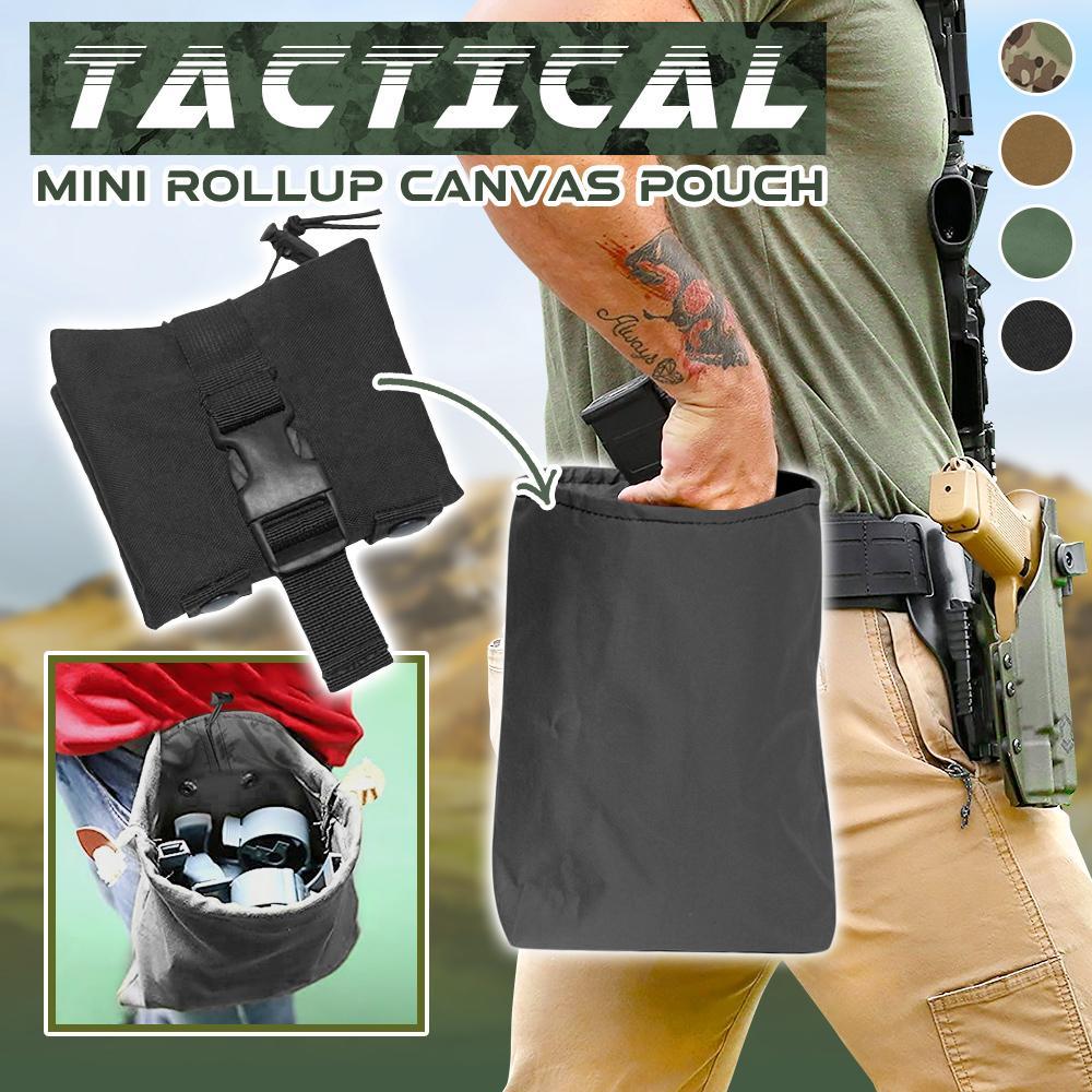 Tactical Mini RollUp Canvas Pouch