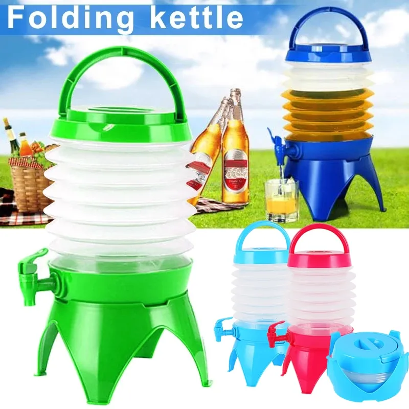 Telescopic Water Bucket with Rack