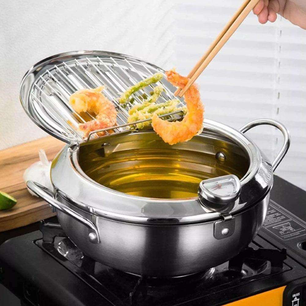 Japanese Style Tempura Fryer With Temperature Control