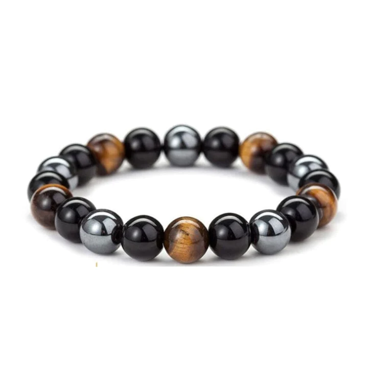 TigerEye Hematite Detox Therapy Bracelet