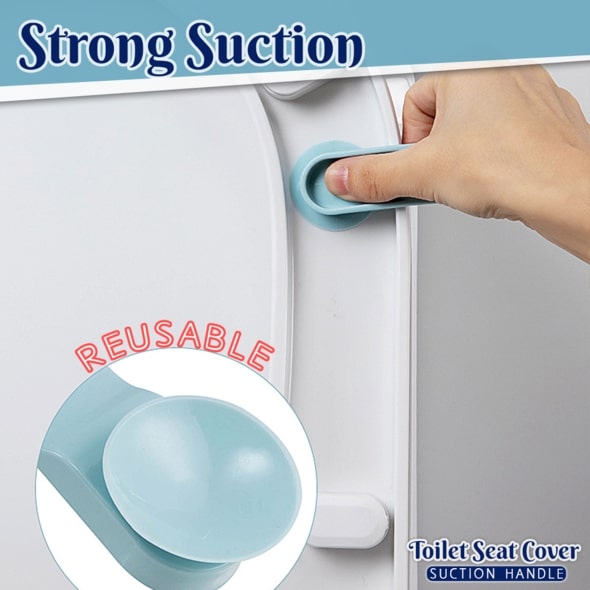 Toilet Seat Cover Suction Handle